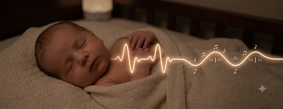 A baby's heart icon syncing with a musical metronome