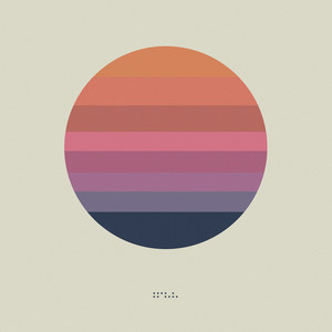 Minimalist sunset graphic for Tycho album