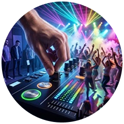 The atmosphere of a party shifting from chill to wild