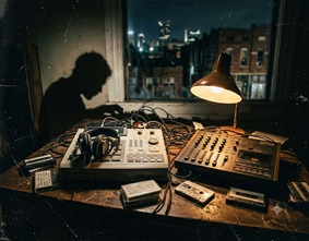 Vintage stereo equipment and cassettes